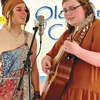 Lonijonli Fox and Madison Denhardt, the duo known as Honeysuckle Dream, perform during Gathering in the Gap.  H WILLIAM SMITH PHOTO
