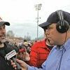 Chris Lawrence interviews Dave Walker, football coach for Martinsburg High School.  PROVIDED BY CHRIS LAWRENCE